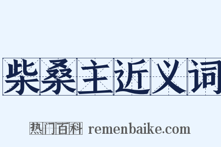 柴桑主近义词是什么意思的图片